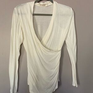 Heart & Hips white long sleeve shirt size M